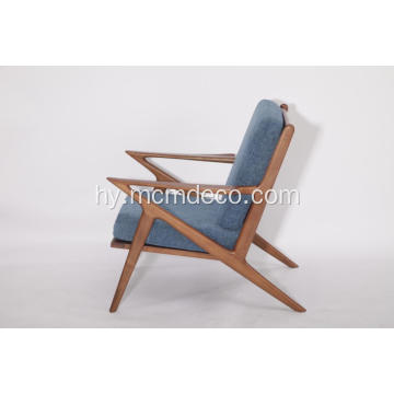 Փայտե շրջանակի գործվածքների Selig Z աթոռներ